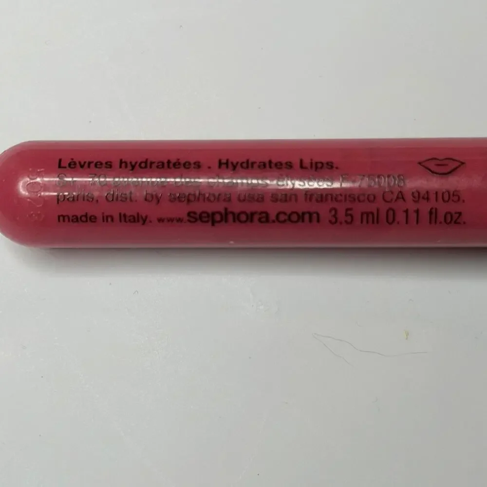 Sephora Oil Infusion Lip Stain Gloss Pink Granita Hydrate Travel .11oz 3.5ml New